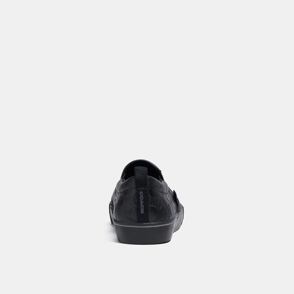 Coach Men's Black Slip-On Shoes - Picture 4 of 6